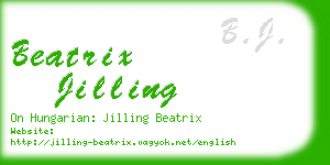 beatrix jilling business card